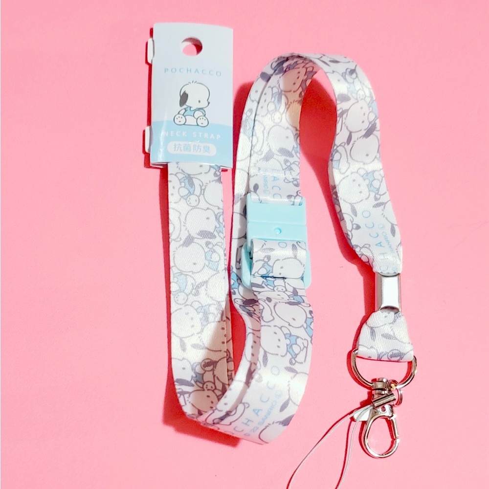 NWT Sanrio keychain Pochacco lanyard